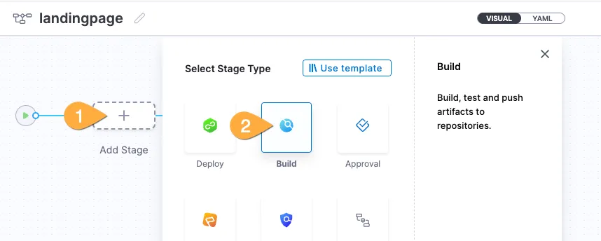 Add build stage